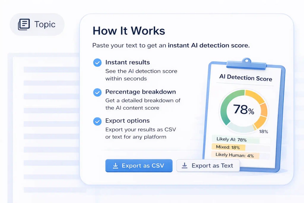 AI Detection Features