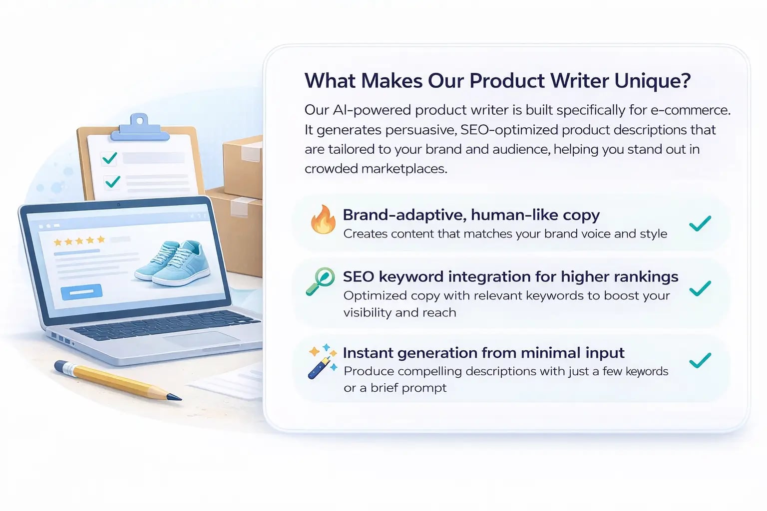 AI Product Writing Technology